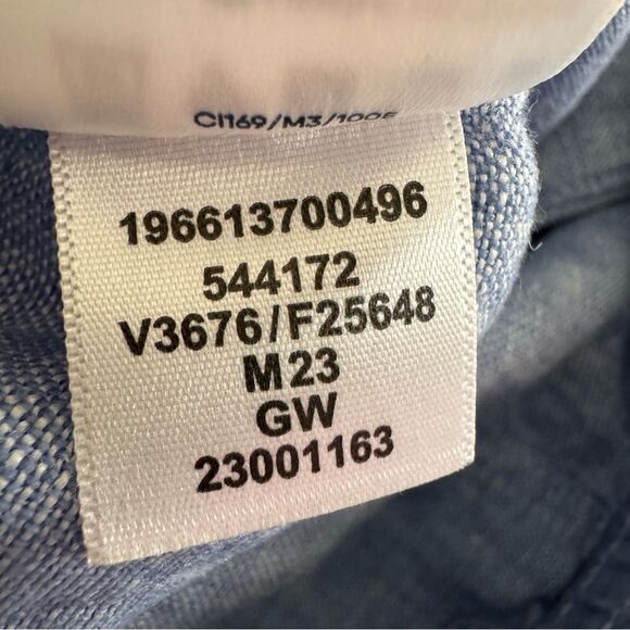 Women's Lands End High-Rise Pull-On Drawstring Linen Wide-Leg Cropped Pants XL - Picture 10 of 10